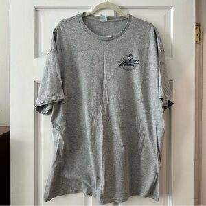 Delta Pro Weight 2XL Saratoga New York Horses Grey Short Sleeve T Shirt